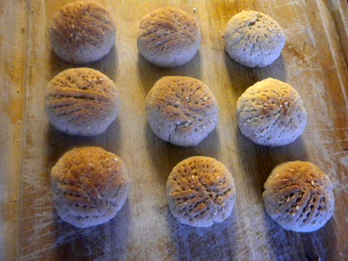 A tray of food, with Kahk and Flour