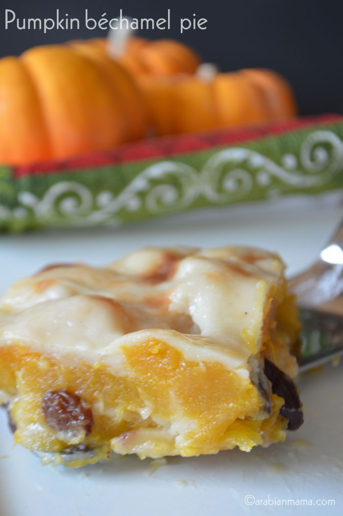 Egyptian Pumpkin bechamel pie