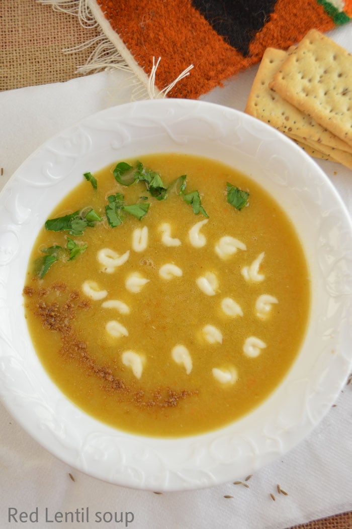 Best Egyptian red lentil soup