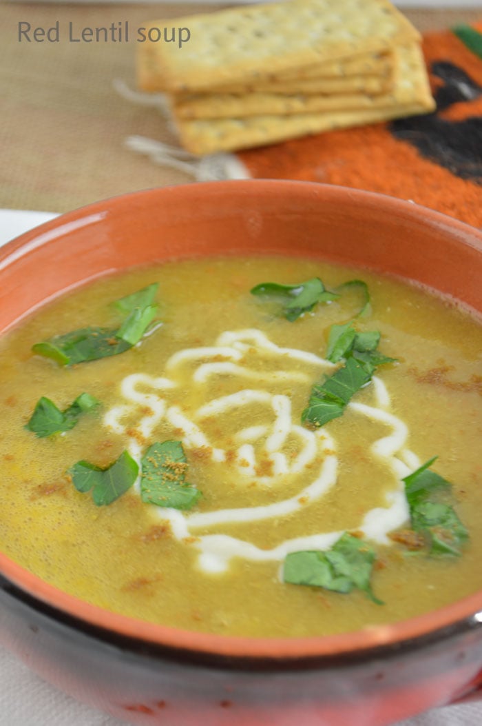 Best Egyptian red lentil soup