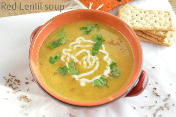 Red lentil soup - revisited | Amira's Pantry