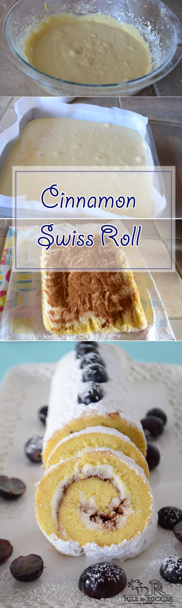 Cinnamon Swiss roll - Amira's Pantry