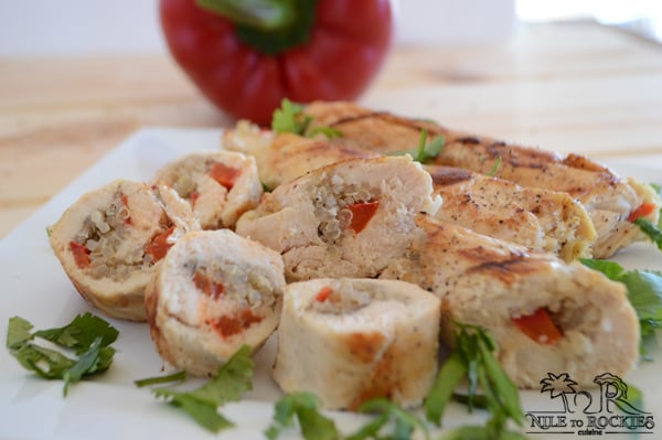 healthy stuffed chicken