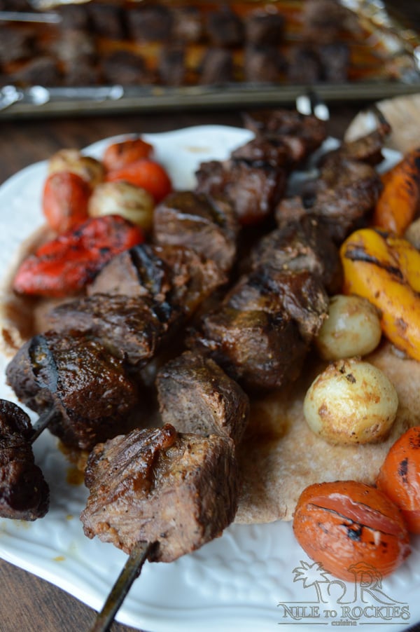 Shish Kabob with the best marinade EVER Amira's Pantry