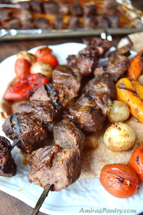 Shish Kabob : With The Best Marinade EVER | Amira's Pantry