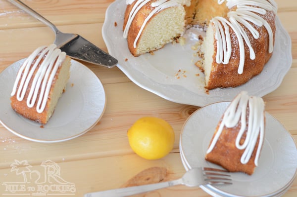 A pretty classic lemon pound cake that has a delicate and pleasant fresh lemon flavor with a dense, moist crumb.