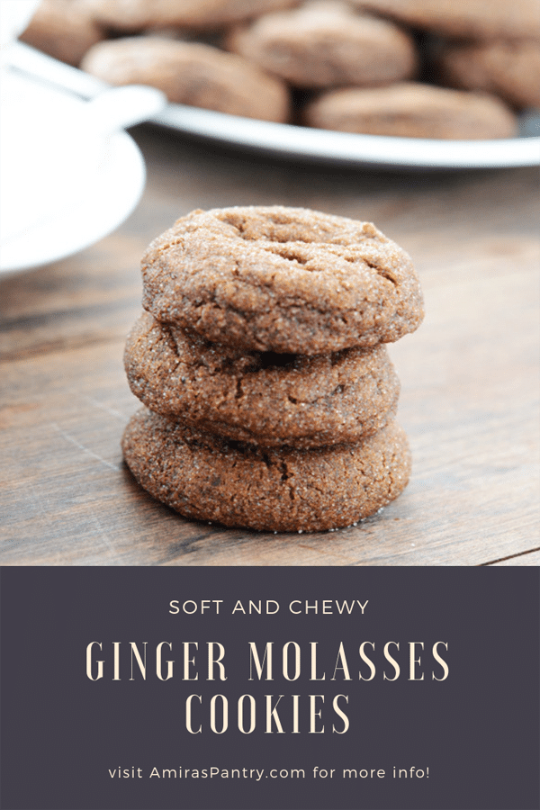 An infograph of molasses cookies