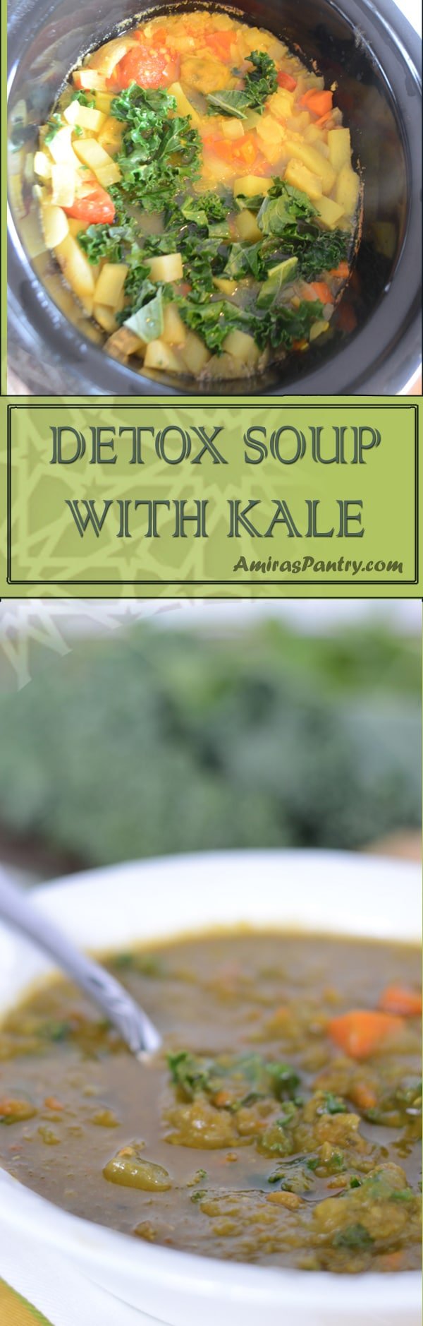 Kick Off the New Year with this easy, Green Kale Detox Soup Amira's