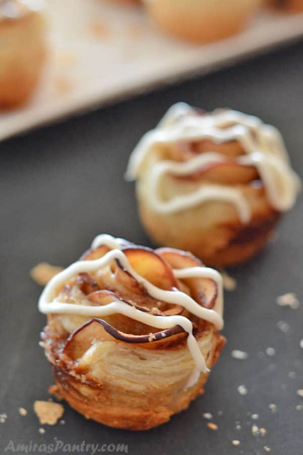 How to make Beautiful Baked Apple Roses | Amira's Pantry