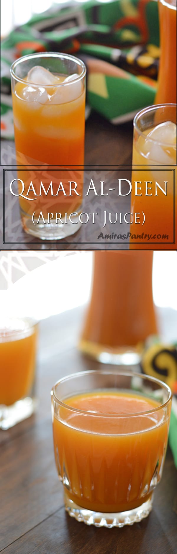 An infograph for Apricot juice recipe