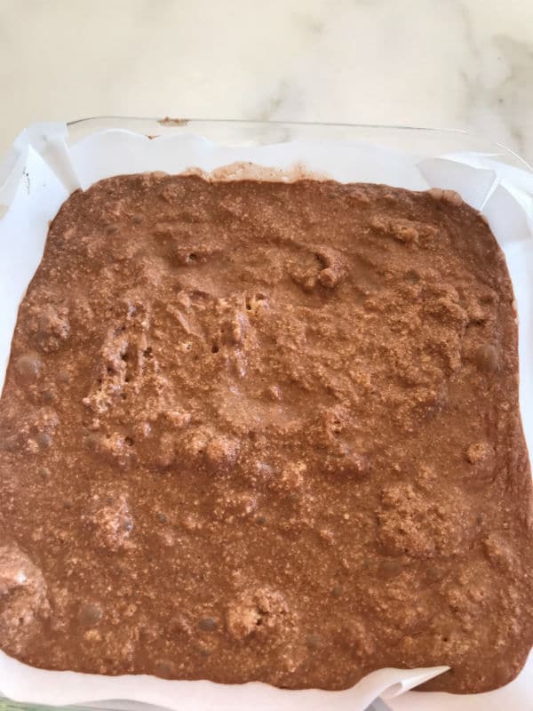 Step by step photos for making magic chocolate cake