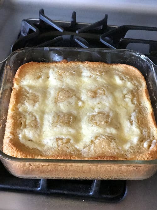 Photo showing a failed food recipe