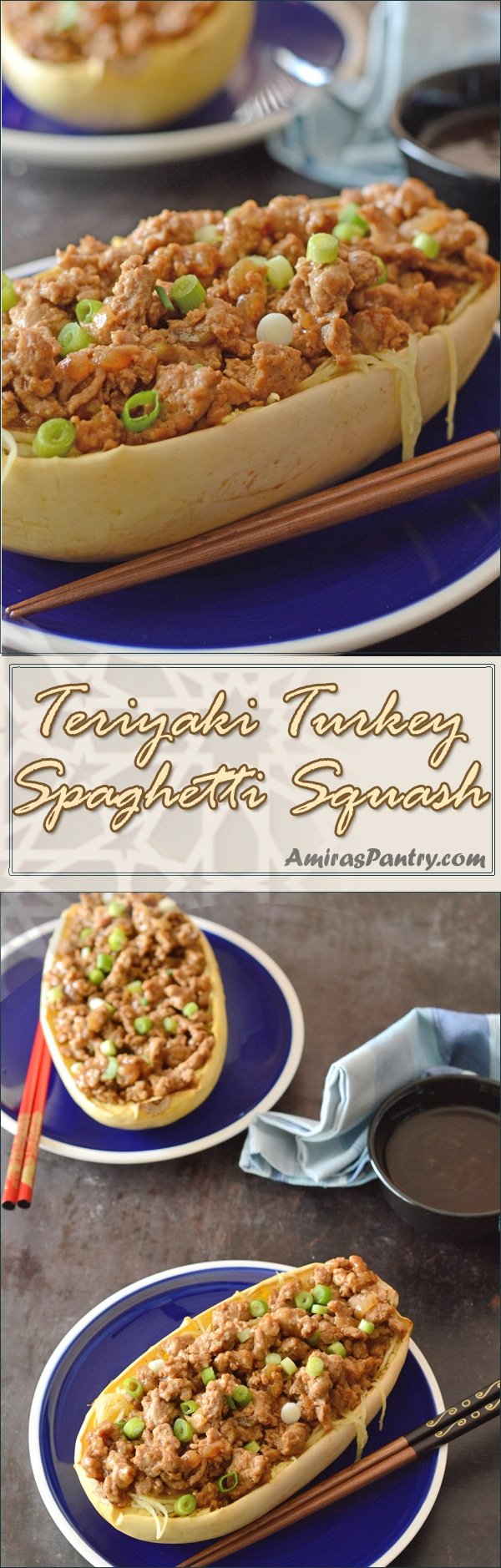 An inforgraph for turkey spaghetti squash