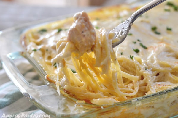 Cheesy Chicken Tetrazzini  Amiras Pantry