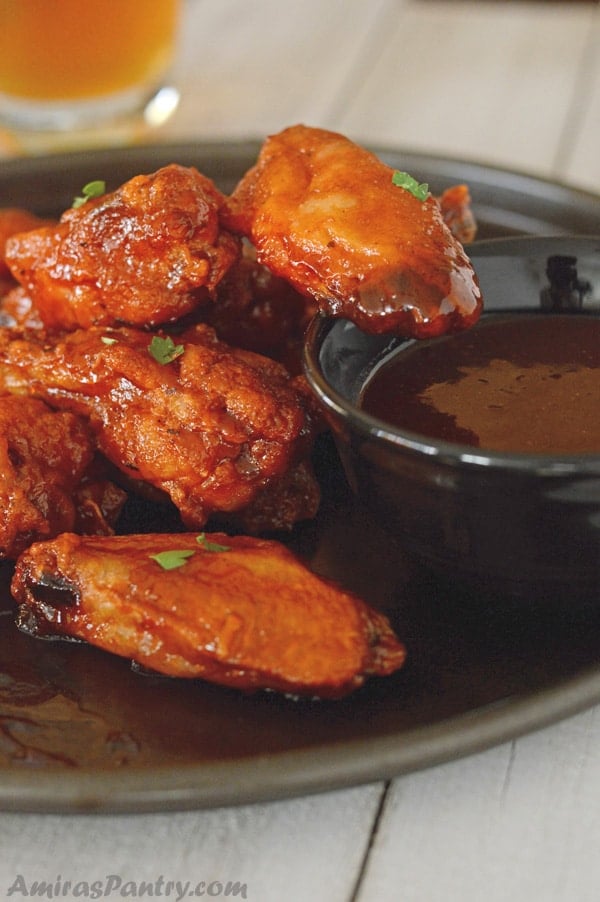 Honey Barbecue Chicken Wings Baked Amira S Pantry