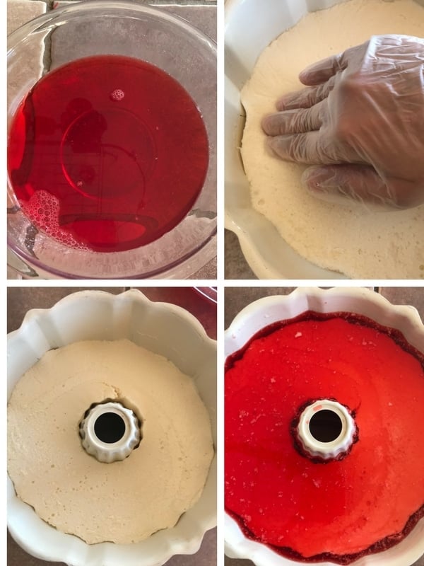 Strawberry Jello Mold (With Cream Cheese) - Amira's Pantry