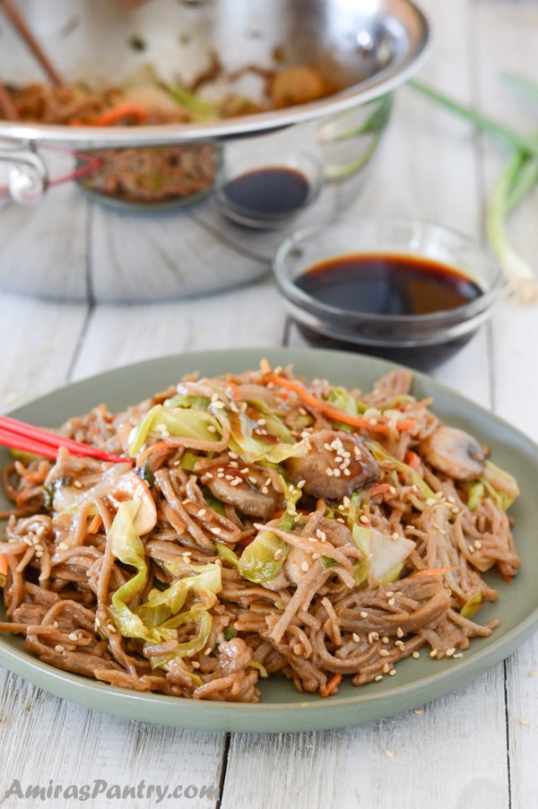 Fried Buckwheat, An Easy Yakisoba Recipe | Amira's Pantry