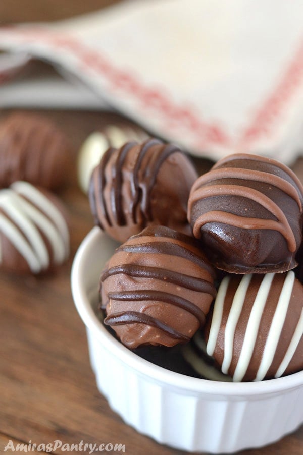 A close up of food, with Chocolate cookie dough