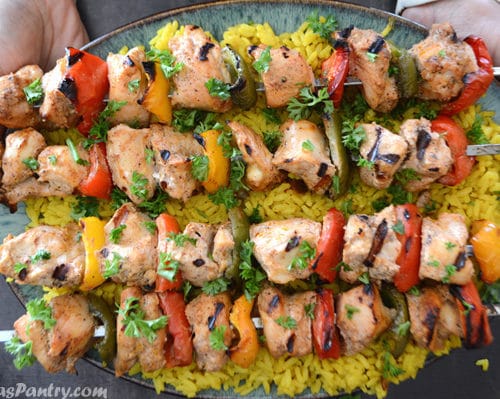 middle eastern chicken kabobs