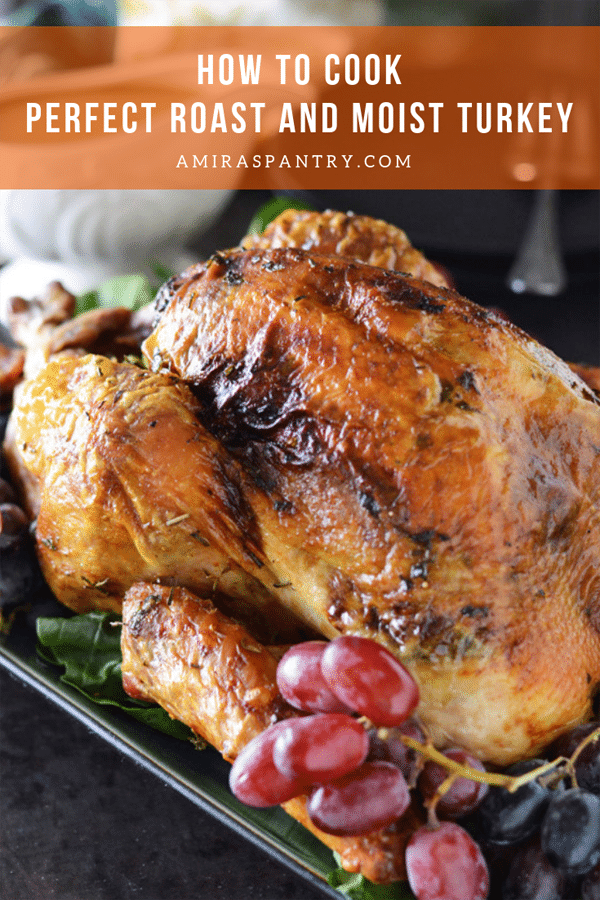 Perfect Roast And Moist Turkey; Dry Brined | Amira's Pantry