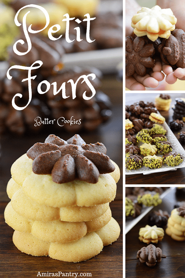 Egyptian butter cookies ( petit fours / betefour) Amira's Pantry