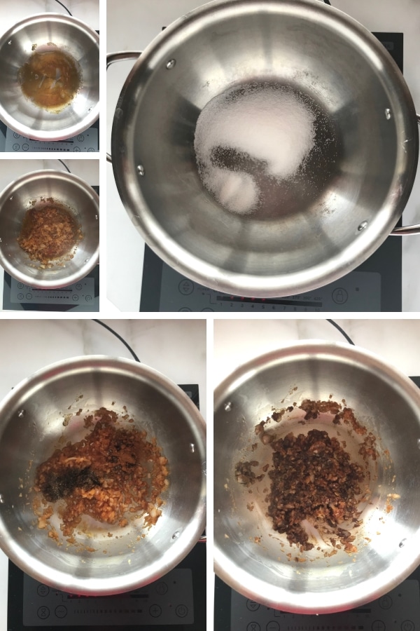 Fotos passo a passo para fazer a receita de arroz pilaf