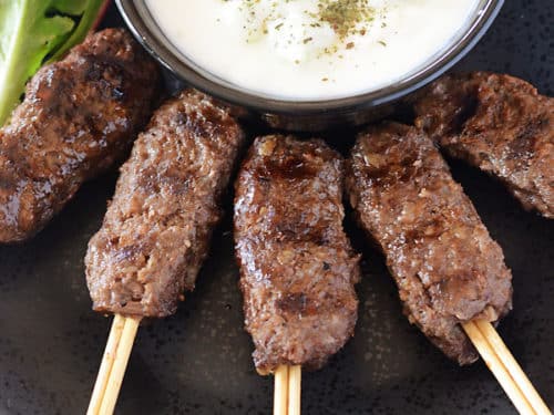 Beef top kofta kebab