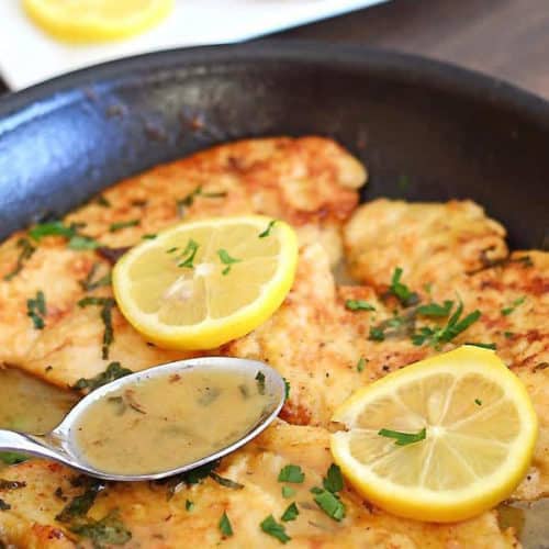 Chicken Francese Recipe; Without Wine Amira's Pantry