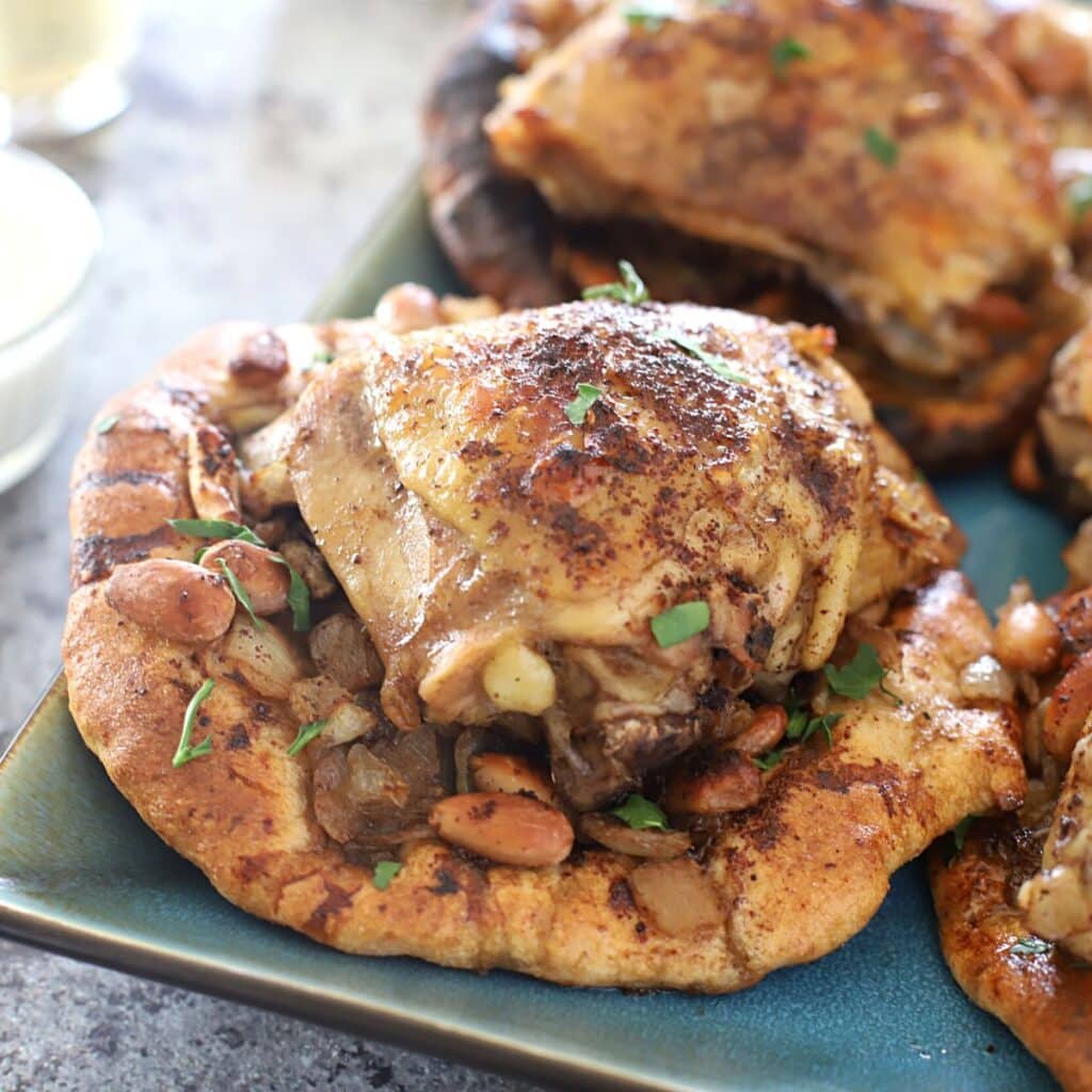 Musakhan (sumac spiced chicken) Amira's Pantry