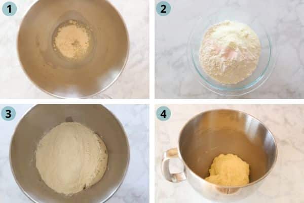 Sfiha and manakeesh dough step by step