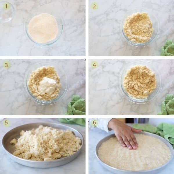 How to make basboosa batter