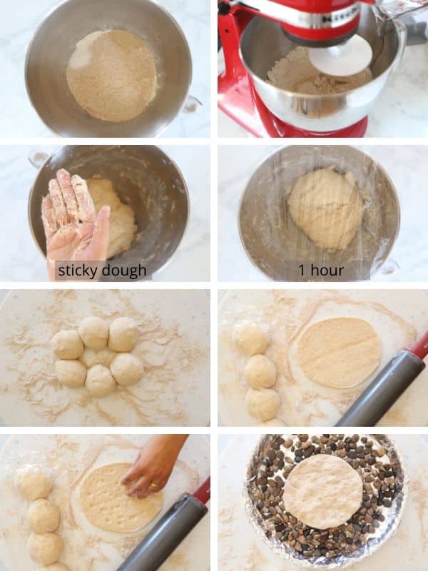 taboon making and baking