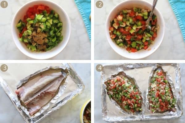 step by step guide to making sea bass