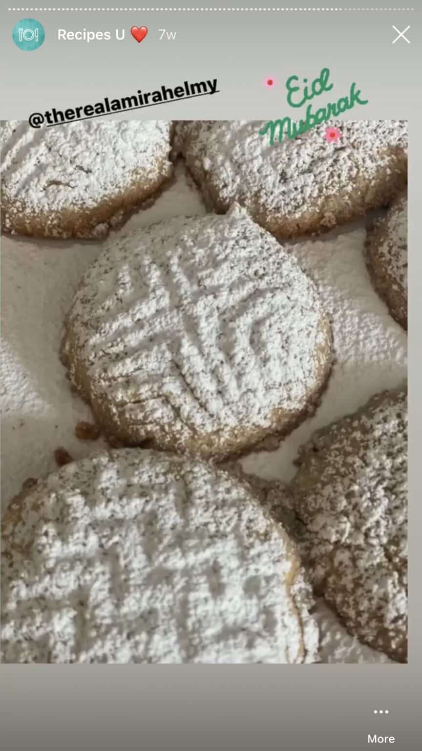 Kahk, (Eid cookies) with pistachios and honey Amira's Pantry