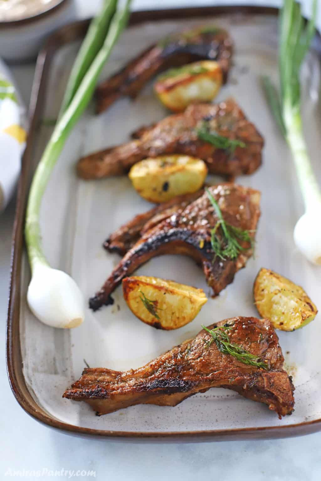 Marinated Lamb Chops (Classic Middle Eastern Marinade) - Amira's Pantry