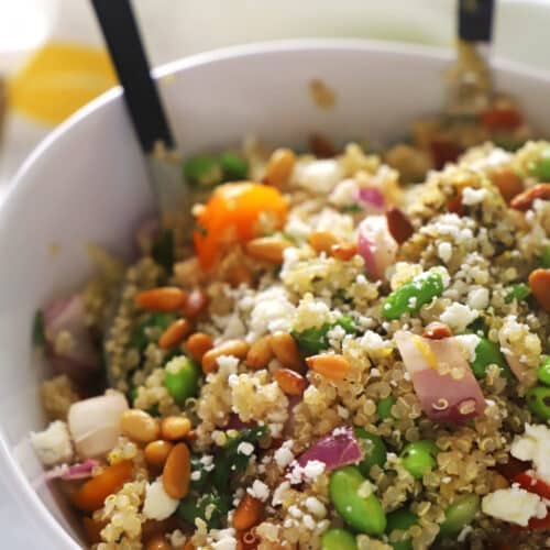 Pearl Couscous Salad (With homemade dressing) Amira's Pantry