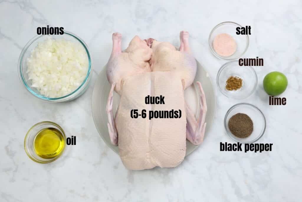 Whole Duck Recipe Easy Stuffed With Crispy Skin Amira S Pantry