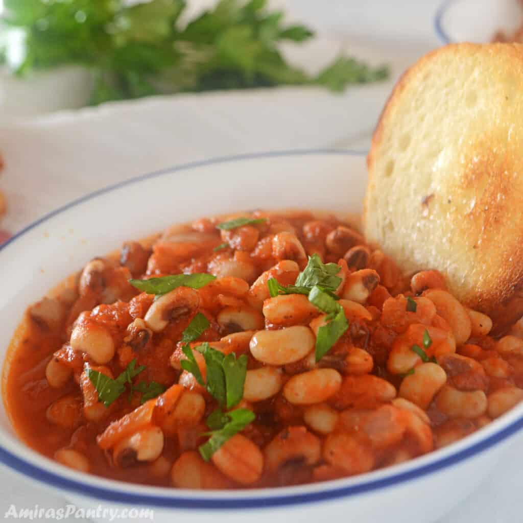 Vegetarian Black Eyed Peas - Amira's Pantry