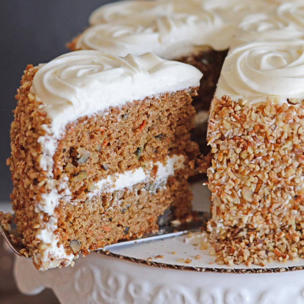 Easy Healthy Carrot Cake Recipe (With Frosting) Amira's Pantry