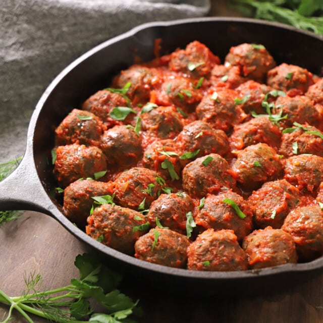 Koftet Roz Gluten Free Meatballs (Egyptian Rice Meatballs) - Amira's Pantry