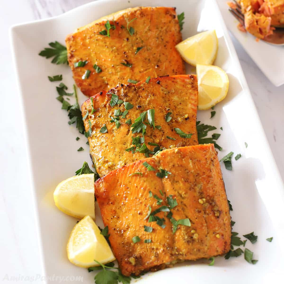 Air Fryer Salmon (10-Minute Recipe!) - Alphafoodie