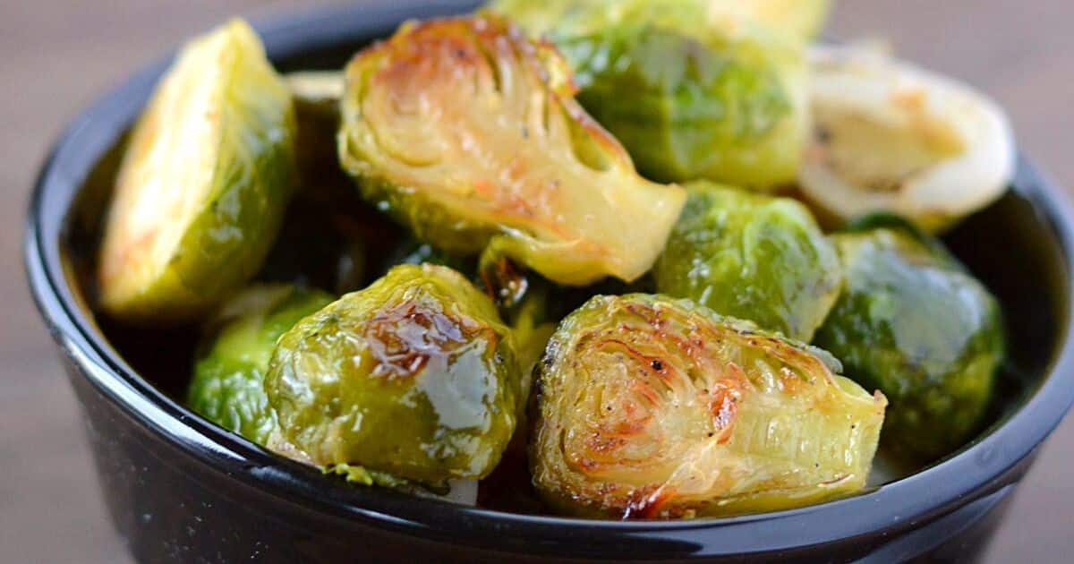 Crispy Roasted Brussel Sprouts Appetizer Amira's Pantry