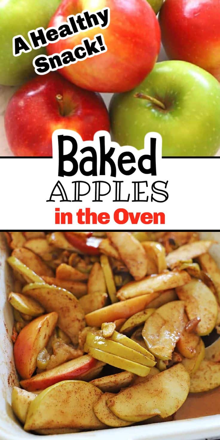 Baked Apple Slices (Healthy Recipe With Cinnamon) - Amira's Pantry