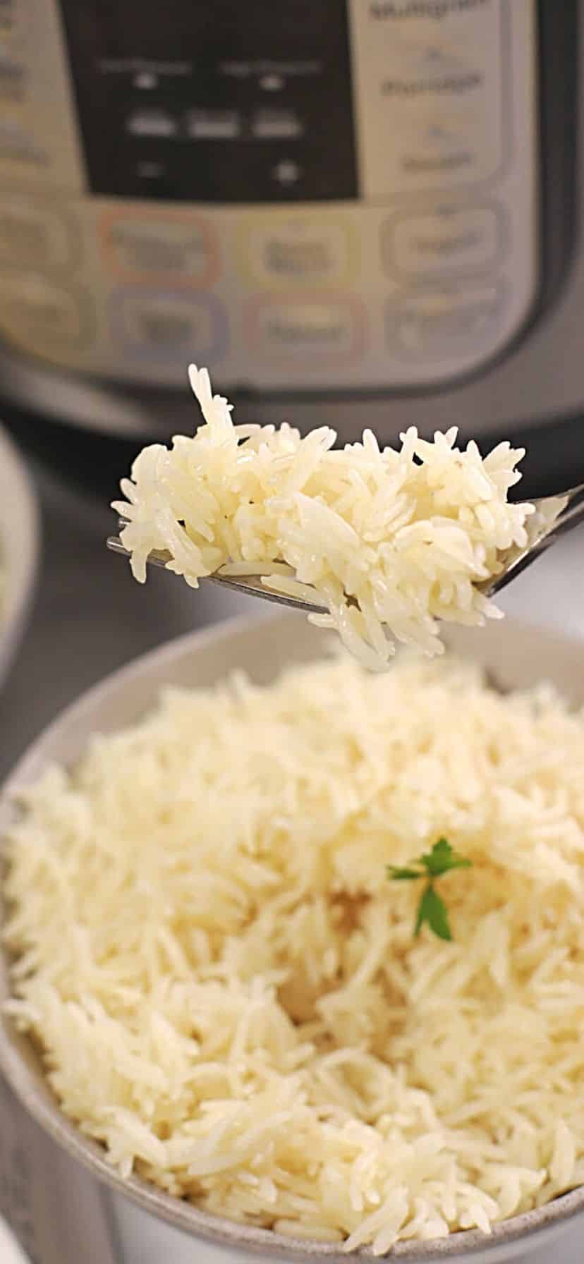 Instant Pot Basmati White Rice - Nutmeg Notebook