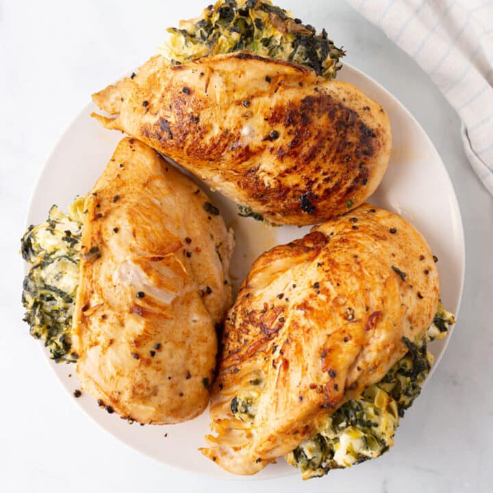 Creamy Stuffed Chicken Breast Keto & Gluten Free - Amira's Pantry