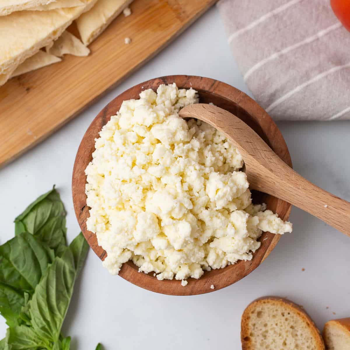 Best Homemade Ricotta Cheese Recipe (3-Ingredients) - Amira's Pantry