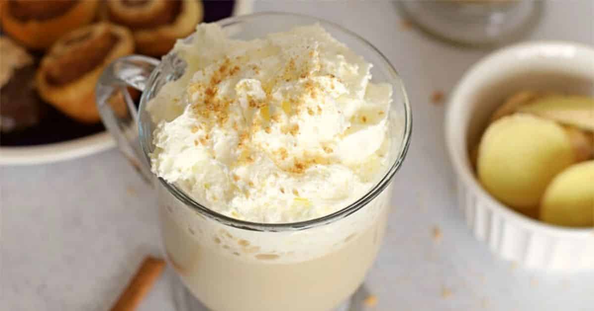 Ginger Latte (Only 5 minutes, No Ginger Syrup) - Amira's Pantry