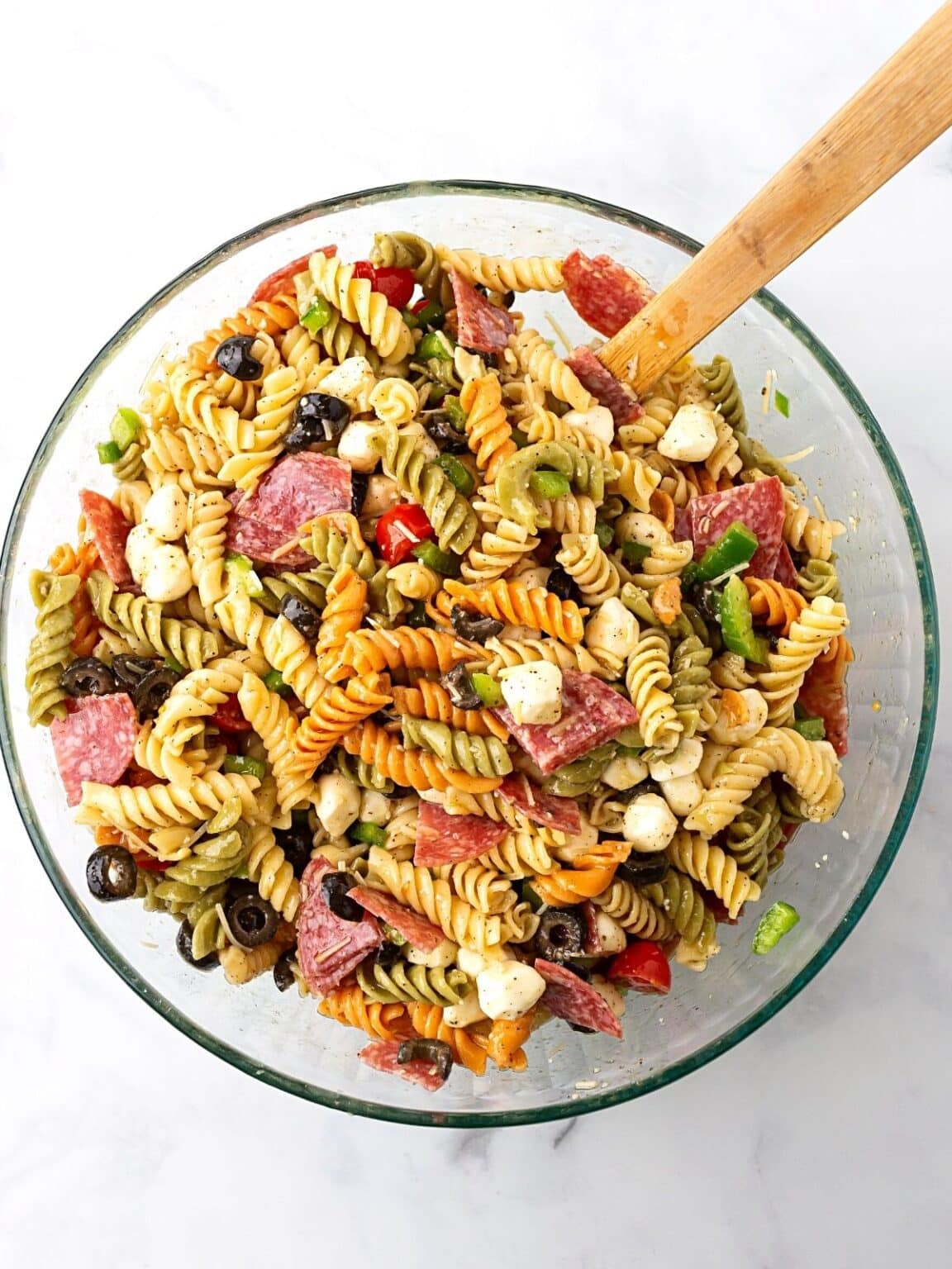 Zesty Italian Pasta Salad {With 5minute Italian Dressing} Amira's Pantry