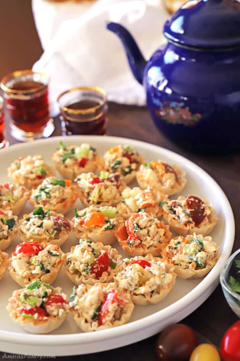 Vegetarian Phyllo Cup Appetizers {No Bake} Amira's Pantry