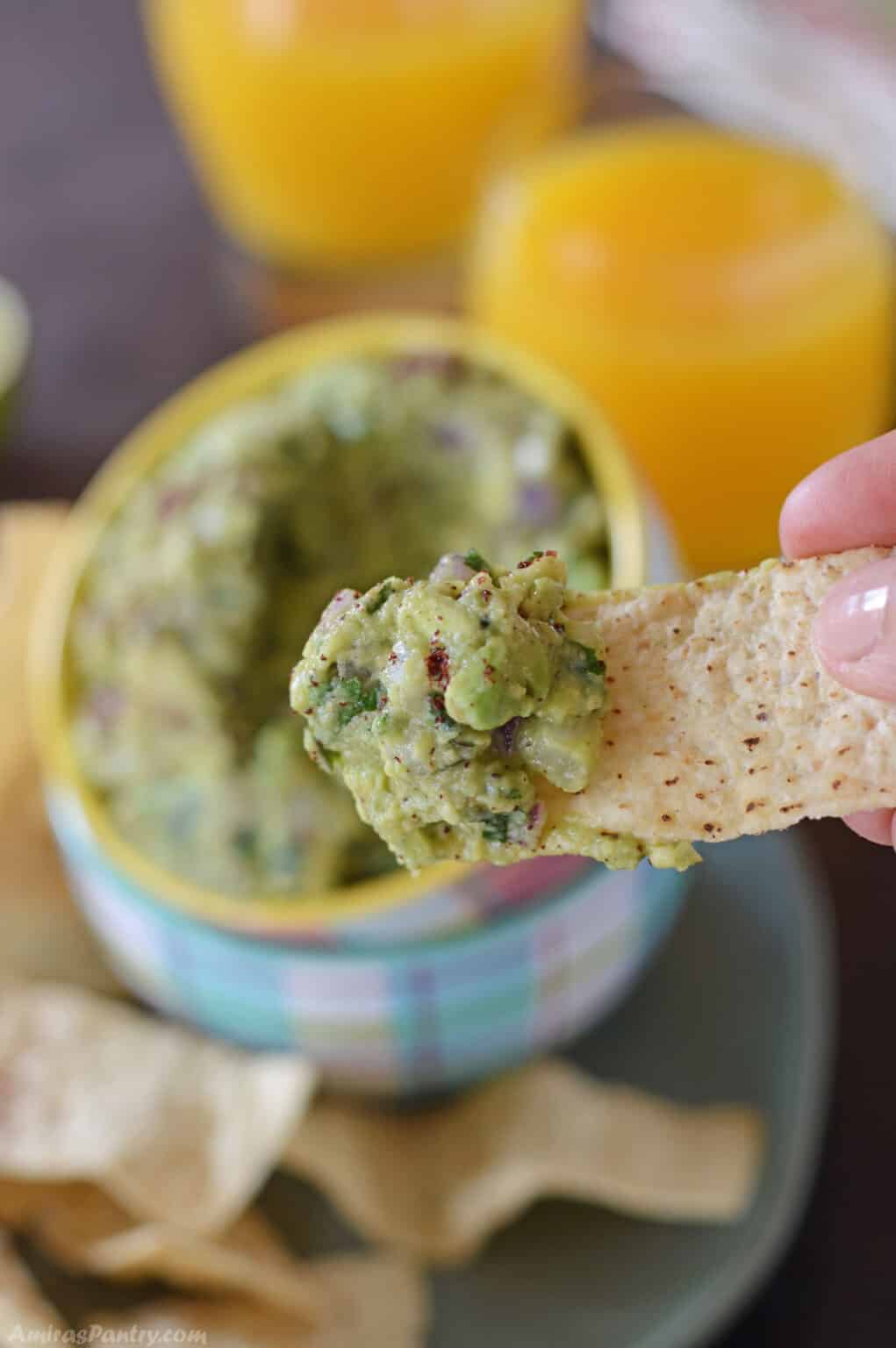 No Tomato Guacamole ( Healthy & Keto) Amira's Pantry